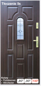 PLUS 54 przeszklone Tłoczenie 5s