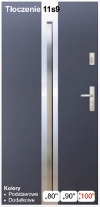 KMT PLUS 54 INOX  Tłoczenie 11s9
