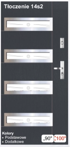 KMT PLUS 54 INOX  Tłoczenie 14s2