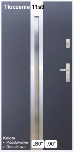 KMT PLUS 75 INOX Tłoczenie 11s9