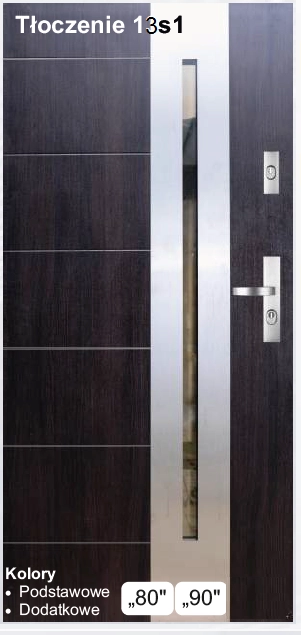 Tłoczenie 13s1 plus 75 inox